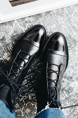 Signature Lace Up – Leather Boots