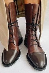 Signature Lace Up – Leather Boots