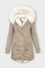 Warm Fur-Lined Coat