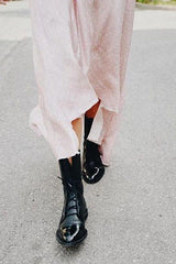 Signature Lace Up – Leather Boots