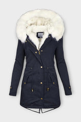 Warm Fur-Lined Coat