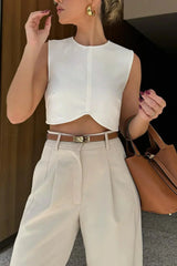 Old Money Style Cropped Pants
