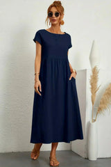 Serenna - Relaxed Pocket Maxi Dress