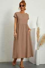Serenna - Relaxed Pocket Maxi Dress