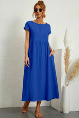 Serenna - Relaxed Pocket Maxi Dress