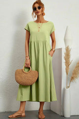 Serenna - Relaxed Pocket Maxi Dress