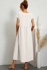 Serenna - Relaxed Pocket Maxi Dress