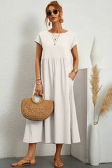 Serenna - Relaxed Pocket Maxi Dress
