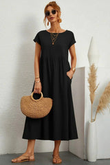 Serenna - Relaxed Pocket Maxi Dress