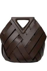 Liora – Woven Leather Statement Bag