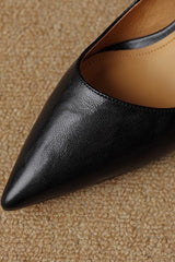 Veloura - Pointed Leather Pumps