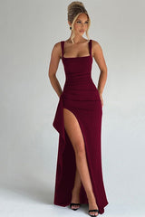 Aria – Elegant High-Slit Evening Dress