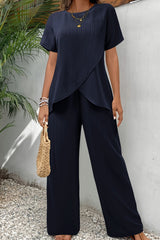 Solmira - Relaxed Ribbed Lounge Set
