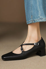 Velmira - Vintage Strap Heels