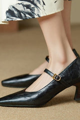 Seralyn - Classic Leather Pumps