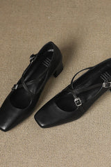 Velmira - Vintage Strap Heels