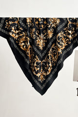 Galina Black Foulard (88cm - 100% Silk)