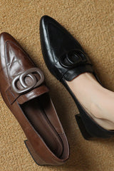 Aureline - Luxe Leather Flats