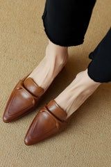 Cavelle - Leather Mule Pumps