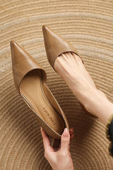 Elarisse - Luxe Leather Pumps
