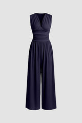 Elowen - Elegant Wide Leg Jumpsuit