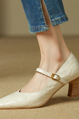 Seralyn - Classic Leather Pumps