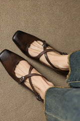Velmira - Vintage Strap Heels