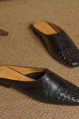 Brunelle - Woven Leather Flats