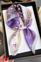 Violetta Scarf (100% Silk - 68 cm)