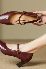 Seralyn - Classic Leather Pumps
