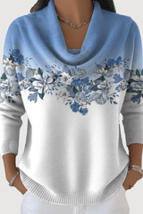 Celeste – Floral Elegance Knit Sweater