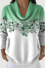 Celeste – Floral Elegance Knit Sweater
