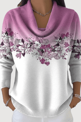Celeste – Floral Elegance Knit Sweater