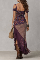 Virella - Boho Wildflower Maxi Dress