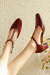 Marovelle - Vintage Leather Pumps