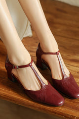 Marovelle - Vintage Leather Pumps