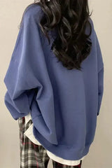 Lesley - Oversized round neck jumper for women