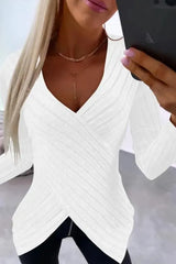 The Alina – Asymmetrical Wrap Longsleeve