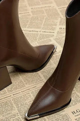 Classy Heel - Leather Boots
