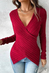 The Alina – Asymmetrical Wrap Longsleeve