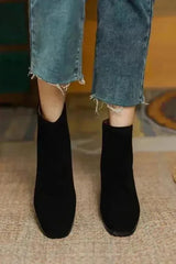 Frosted - Leather Boots