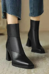 Goth-Inspired - Leather Boots