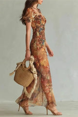 Arabelle – Autumn Muse Maxi Dress