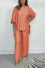 The Solaya – Relaxed Wide-Leg Set