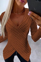 The Alina – Asymmetrical Wrap Longsleeve