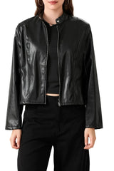 The Confident Leather Jacket