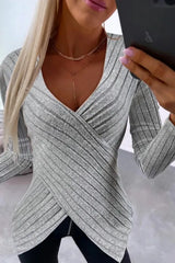 The Alina – Asymmetrical Wrap Longsleeve