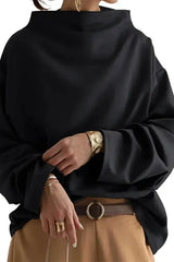 Yiota - Oversized round neck jumper for women