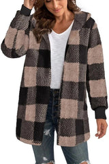 Mia - Checked Hoodie