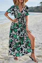 Tropelle – Tropical Wrap Maxi Dress